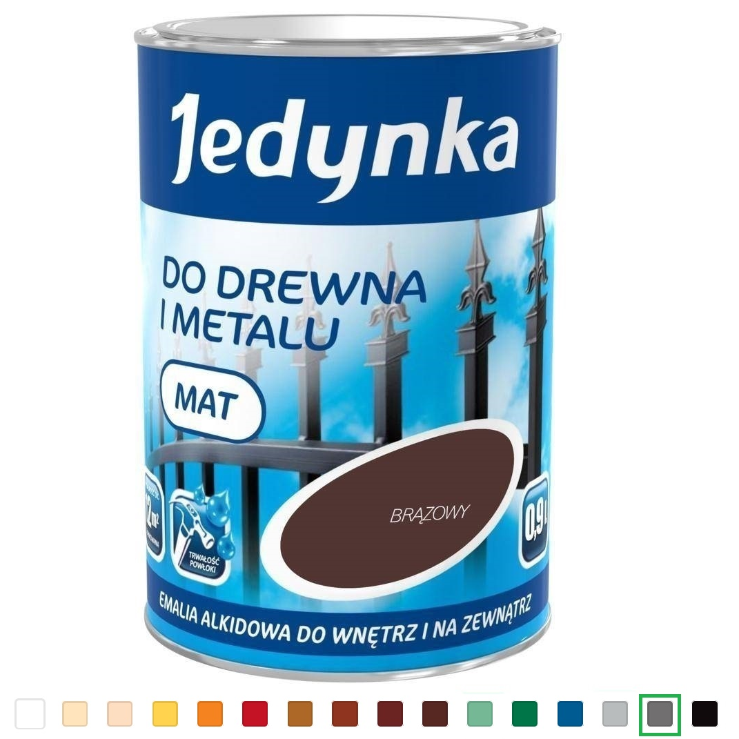 Jedynka Zománcfesték Fényes Világosszürke 7860 0,9 L (5EMAL.SZJ0.9)