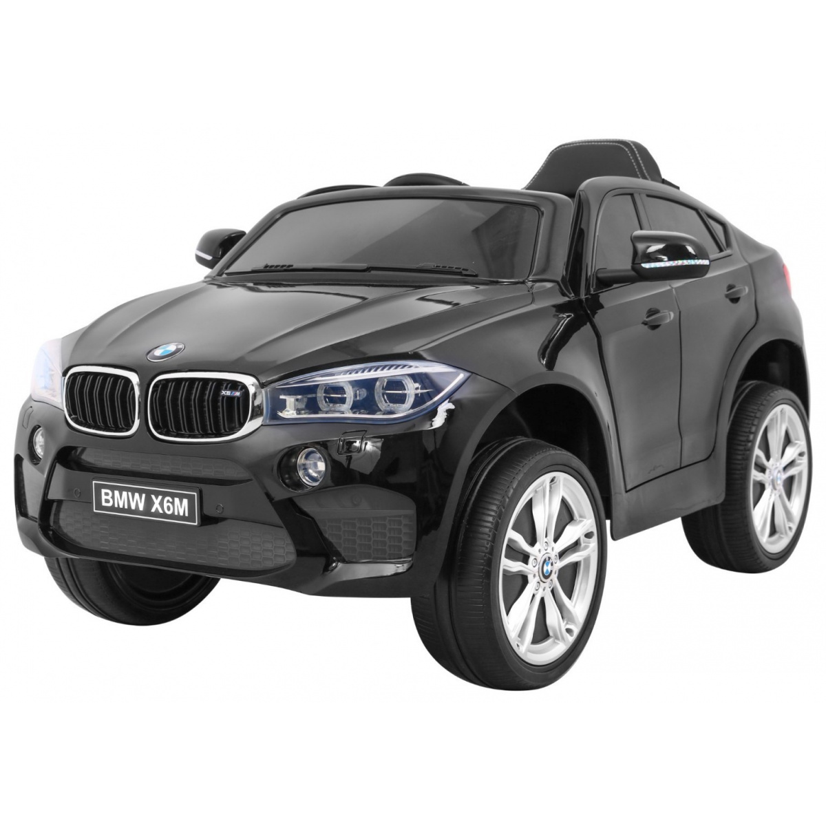 Ramiz BMW X6M lakkozott Elektromos autó - Fekete (PA.JJ2199.CZ)