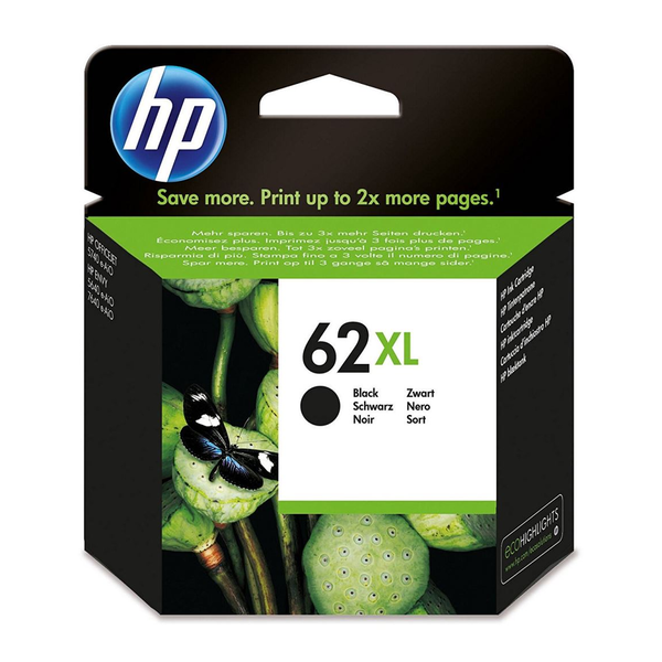 HP 62XL High Yield Black Original Ink Cartridge cartușe cu cerneală 1 buc. Productivitate Înaltă (XL)