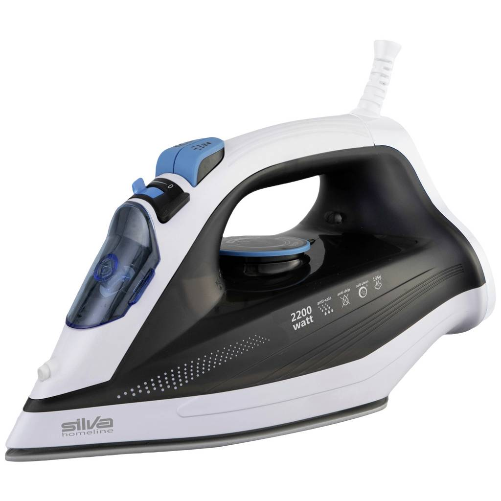 Silva Homeline DB 2201 Gőzölős vasaló Sötétszürke, Fehér, Kék 2200 W (610037) (610037)