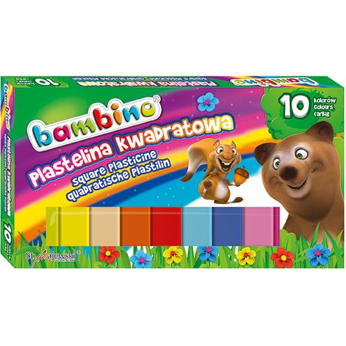 Bambino Színes Gyurma Szett - 10 db (5903235002823)