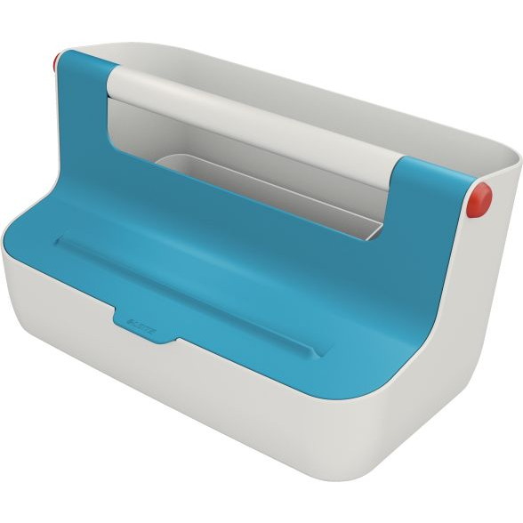 Leitz 61250061 opslagdoos Opbergdoos Rechthoekig Acrylonitrielbutadieenstyreen (ABS) Blauw, Wit