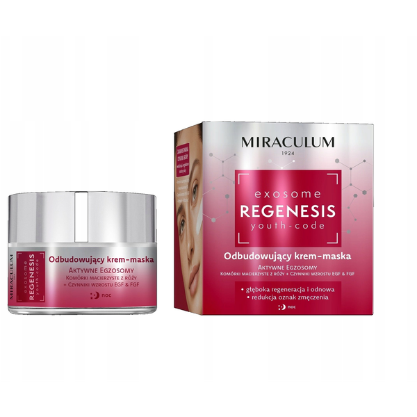 MIRACULUM Exosome Regenesis Youth-Code Odbudowujący krem-maska na noc 50 ml