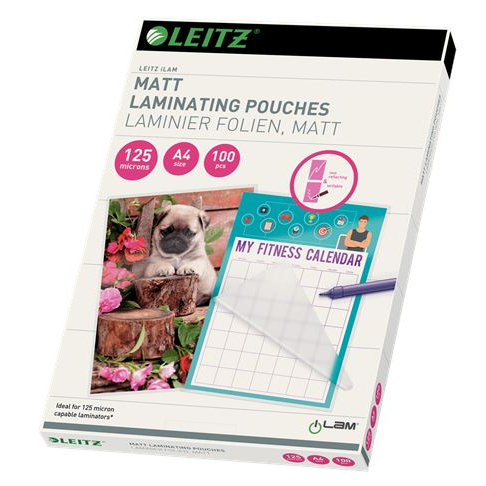 Leitz iLAM meleglamináló fólia matt, A4, 125 mikron (16926) (le16926)