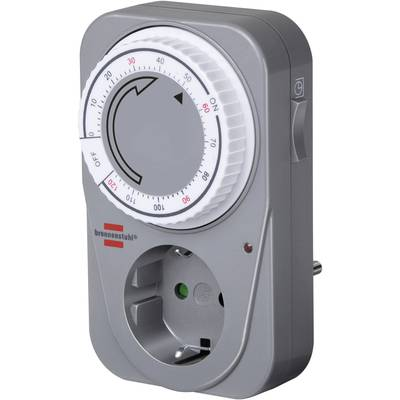 Mechanikus visszaszámláló időzítő konnektorba, 3680 W, Brennenstuhl 1506590