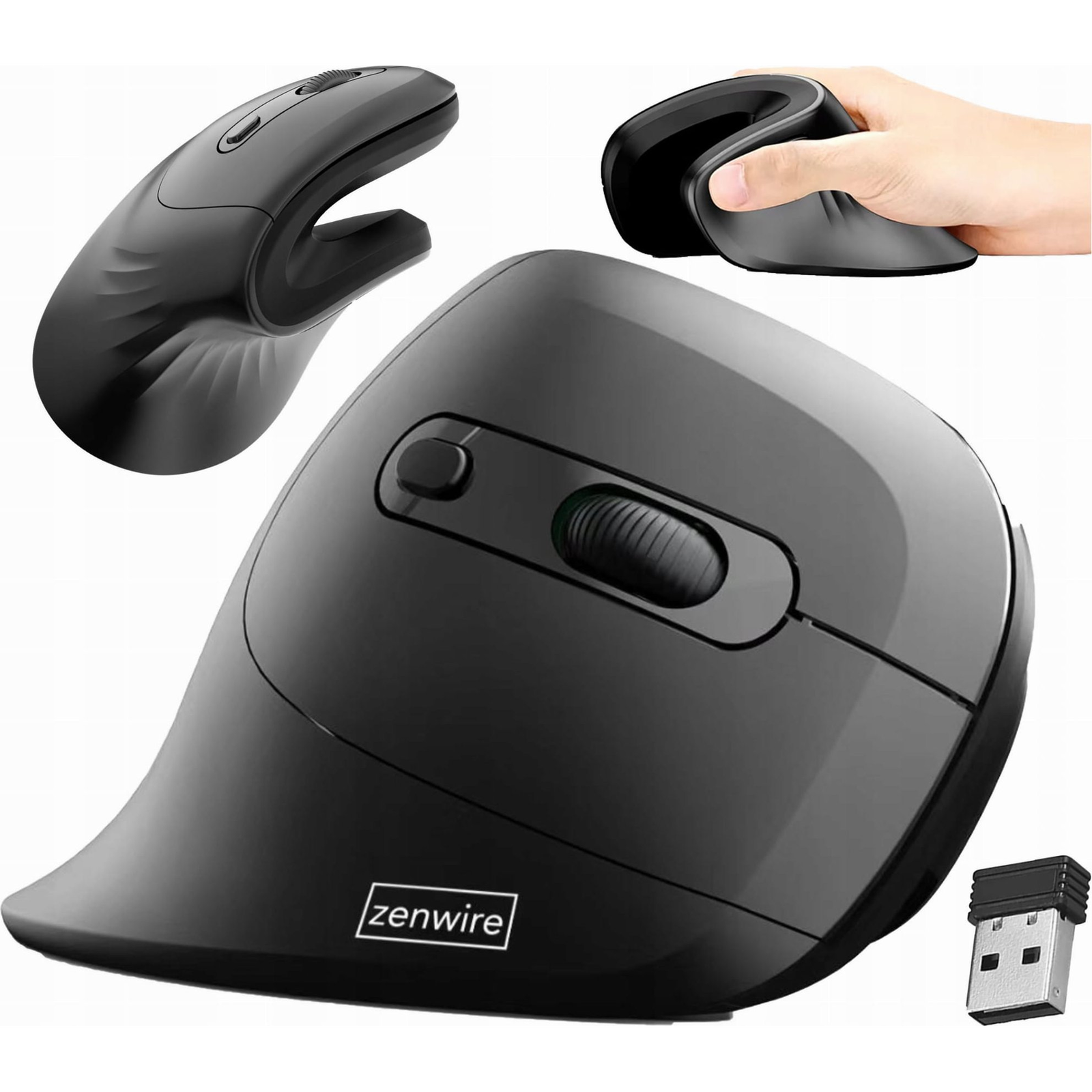 Zenwire WL-159 Wireless Vertikális Ergonomikus Egér