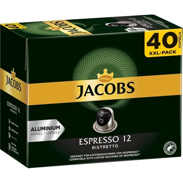 Kapsule pre Nespresso Jacobs Espresso Ristretto 40 ks (4070715)
