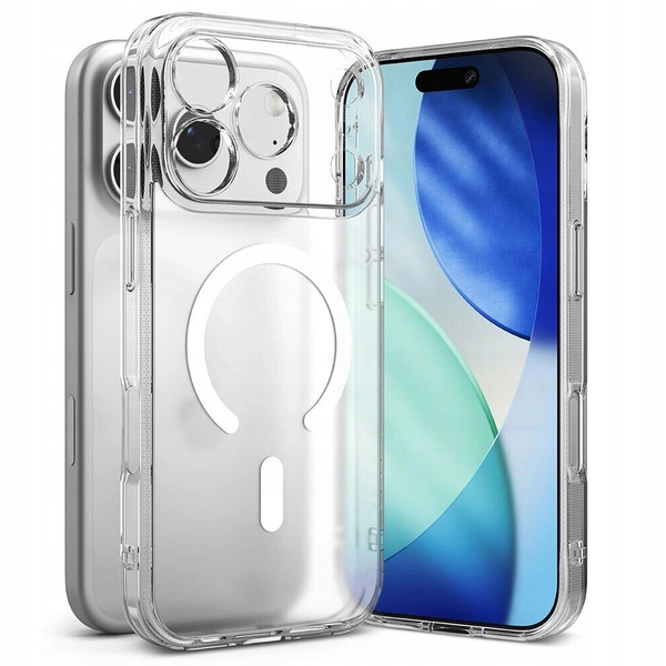 RINGKE FUSION MAGNETIC MAGSAFE iPhone 17 Pro tok készülékhez, matt átlátszó