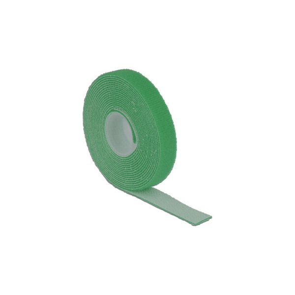 DELOCK Kabelbinder Klettverschluss 3000x13mm 1x Rol grün