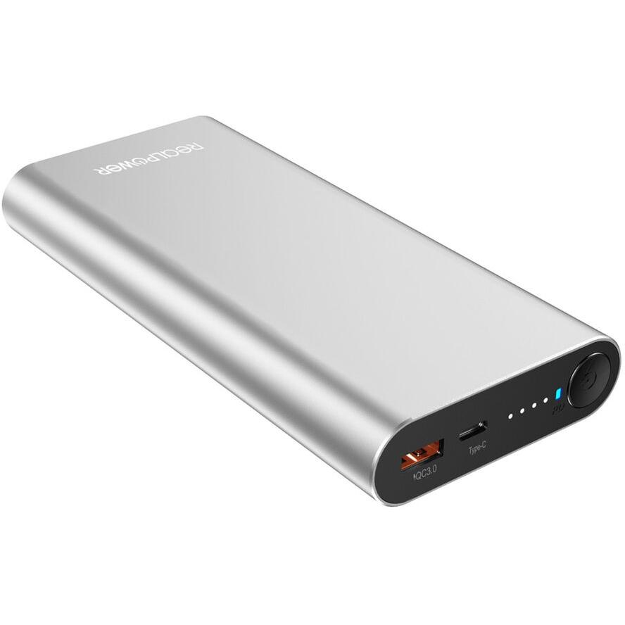 RealPower PB-20000PD Pro Power Bank 20000mAh - Ezüst (282237)