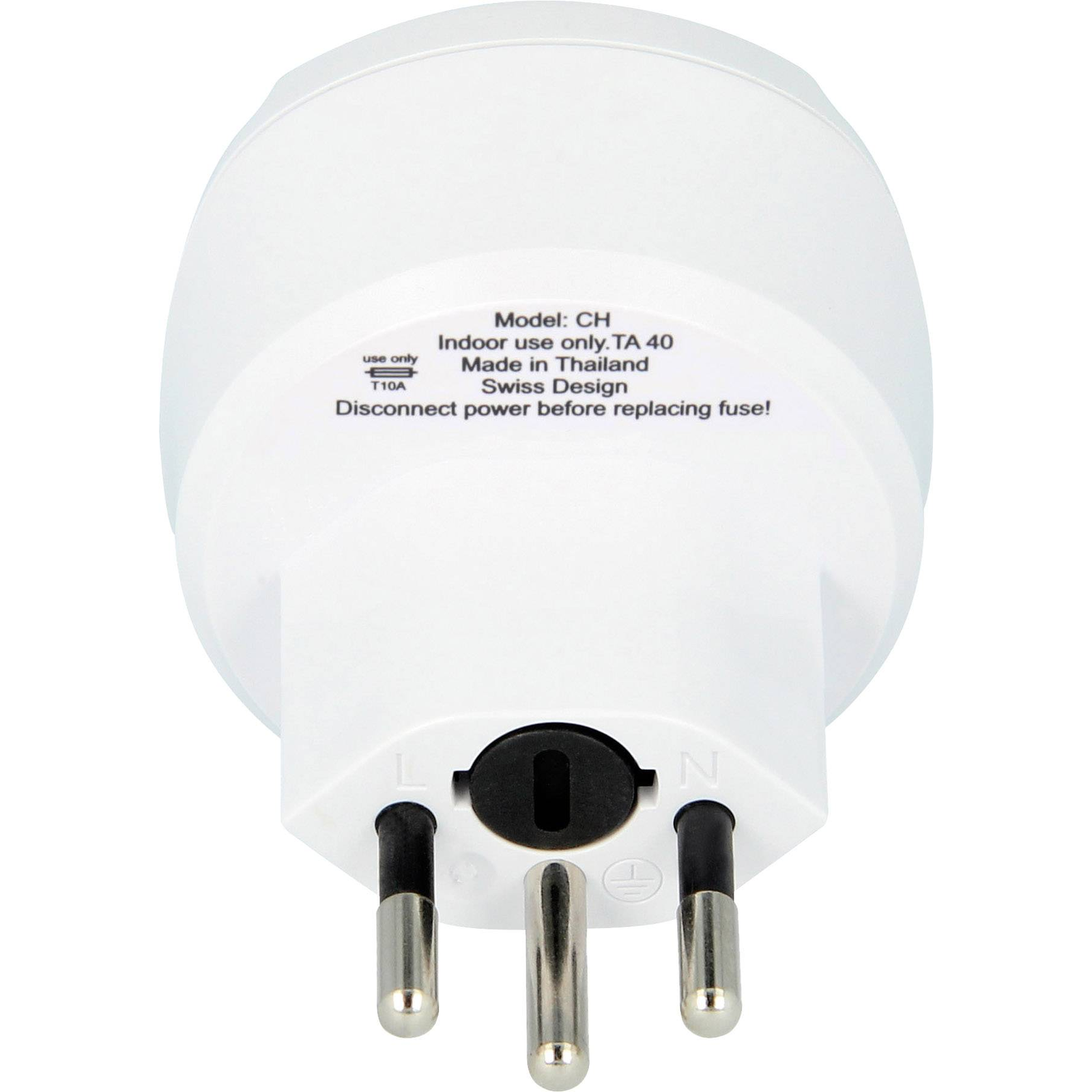 Skross 1.500205-E Svájc Utazó Adapter 220V (Euro -> Swiss) (1.500205-E)