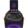 Преносима аудио система JBL Partybox 110, 160W, Original Pro Sound, Dynamic light, Bluetooth, USB, Батерия 12H, IPX4, Черен
