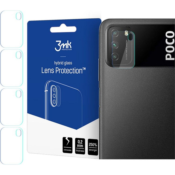 Hybridní Sklo 3MK pro Xiaomi POCO M3, 4 ks