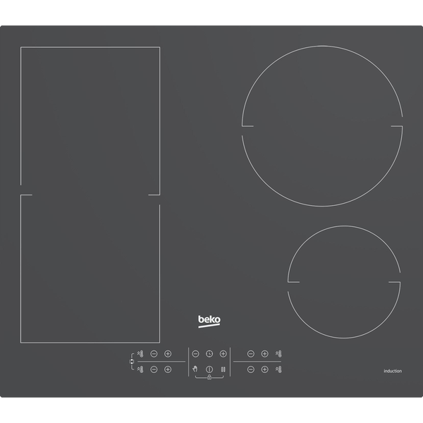 Beko HII64200FMTZG kookplaat Grijs Ingebouwd 60 cm Inductiekookplaat zones 4 zone(s)