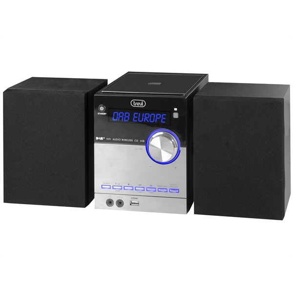 Trevi HCX 10D8 DAB kompakt Hi-Fi rendszer (0H10D800)