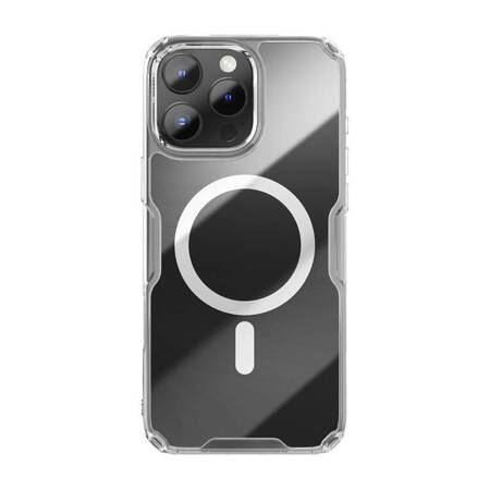 Nillkin Nature Pro Magnetic iPhone 16 tok átlátszó-fehér (6902048287266)