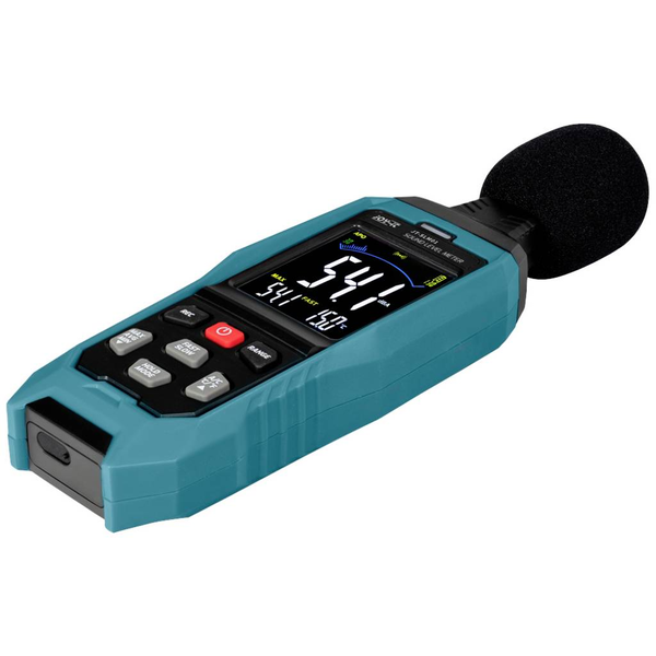 Joy-it Zajszintmérő színes kijelző, Adatgyűjtő  30 - 130 dB 31.5 Hz - 8 kHz USB (JT-SLM01)