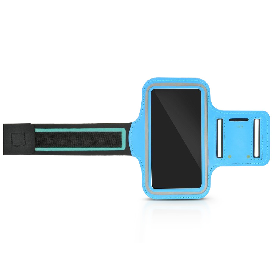 Univerzális kartok sportoláshoz, max. 5-6'' méretű készülékekhez - Universal Sport Armband - kék (ECO csomagolás) (PT-6400)