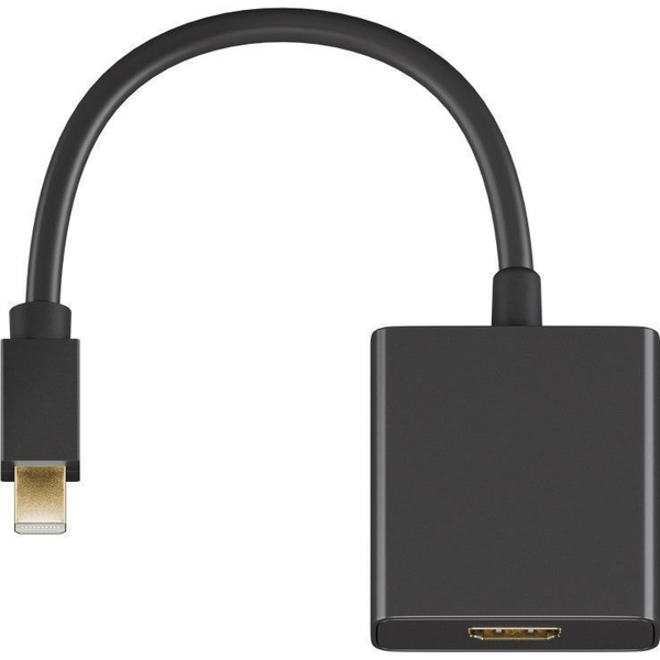 Adapter AV MicroConnect DisplayPort Mini - HDMI czarny (MDPHDMIB)