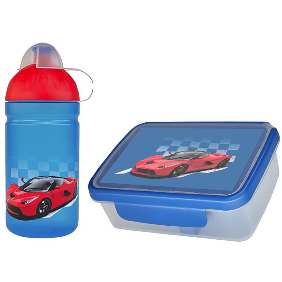 ZDRAVÁ LAHEV uzsonnás doboz + kulacs szett, 0,5 l, szupersport (263455316)