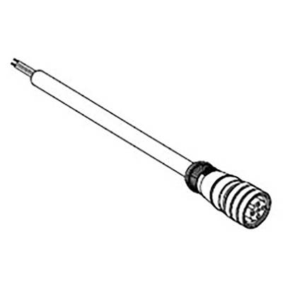 Molex 1200060634 Érzékelő-/működtető összekötő, konfekcionált Alj 2.00 m Pólusszám: 5 1 db (1200060634)