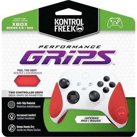 KontrolFreek Performance Grips Xbox kontroller borítás piros (RED-4777-XB1) (RED-4777-XB1)