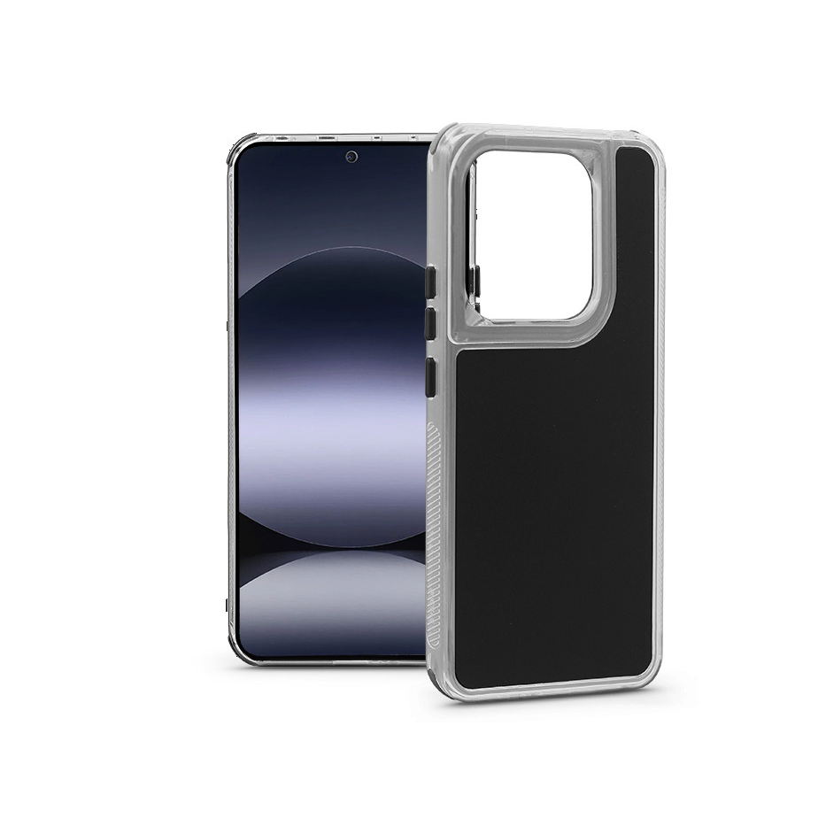 Haffner Matrix kameravédős szilikon tok - Xiaomi Redmi Note 14 4G/Note 14 5G - fekete (HF367908)