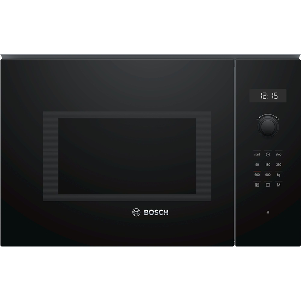 Bosch Serie 6 BEL554MB0 Beépíthető Mikrohullámú sütő 25L 900W Fekete