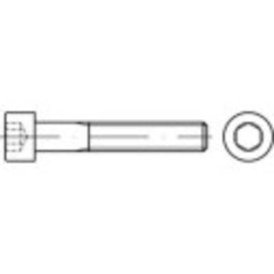 TOOLCRAFT TO-5419848 hengeres fejű csavar M18 55 mm belső hatlap ISO 4762 galvanikusan cinkezett acél 25 db (TO-5419848)