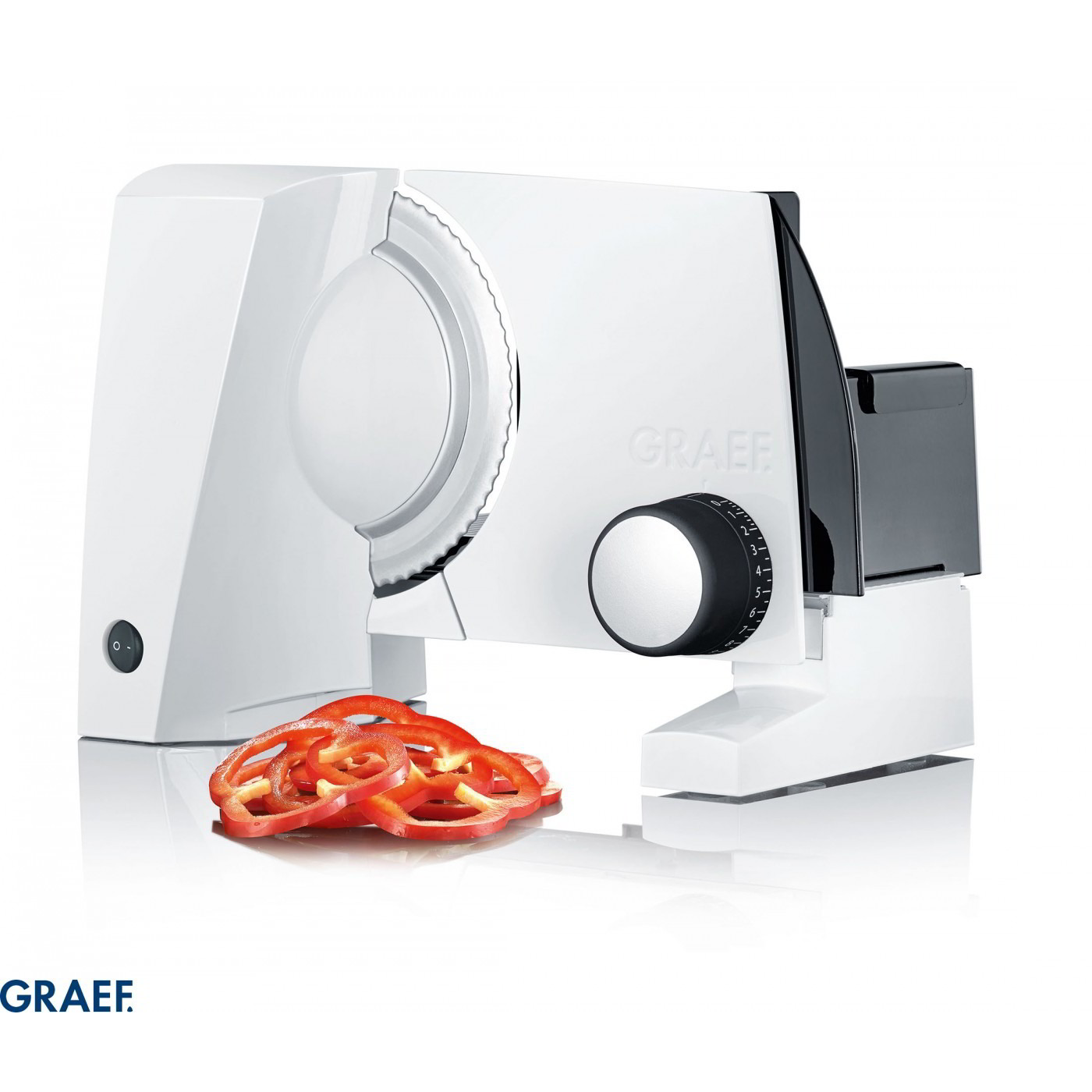 Graef Sliced Kitchen SKS 100 Szeletelőgép - Fehér (SKS100)