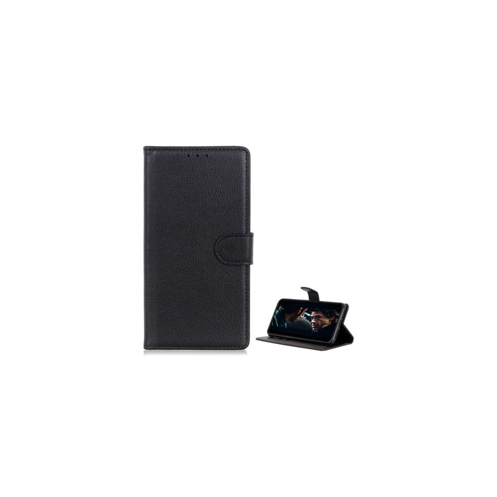 Gigapack Xiaomi Redmi Note 9S oldalra nyíló fliptok fekete (GP-96307) (GP-96307)