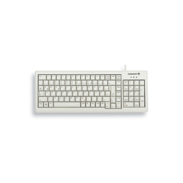 CHERRY XS klávesnice USB QWERTZ Německý Šedá