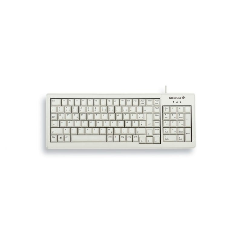 CHERRY XS billentyűzet USB QWERTZ Német Szürke (G84-5200LCMDE-0)