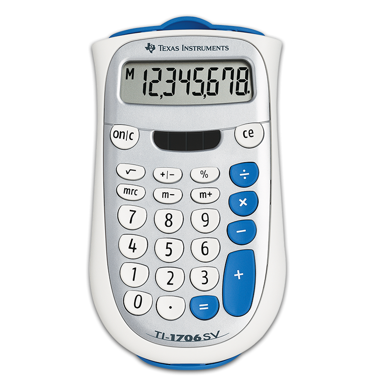 Texas Instruments TI 1706 SV Hagyományos számológép (TI 1706 SV)