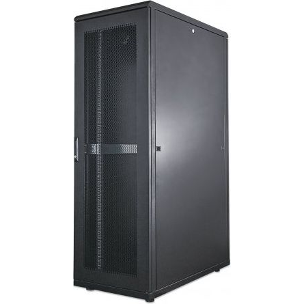 Intellinet 713276 шкаф за монтиране на апаратура 42U Самостоятелно стояща поставка Черен