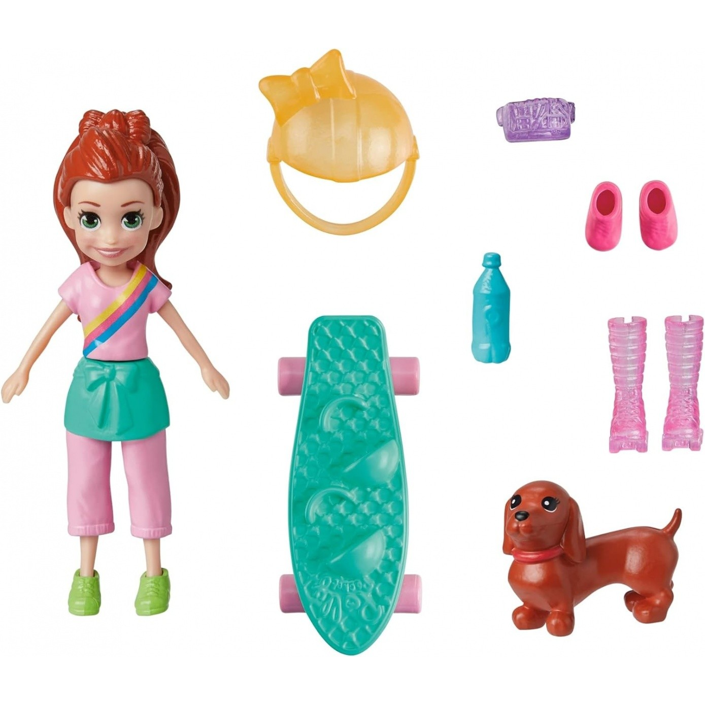Mattel Polly Pocket Öltöztetős divatkészlet - Sportos csomag (HKV88/HKV90)
