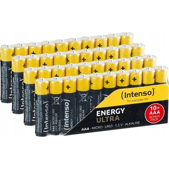 Intenso LR03 Ultra Alkaline Ceruzaelem AAA (40db /csomag) (7501510)