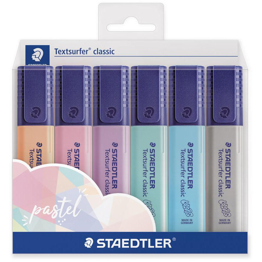 Staedtler Textsurfer Szövegkiemelő készlet - Vegyes színek (6 db / csomag) (364 CWP6PA)