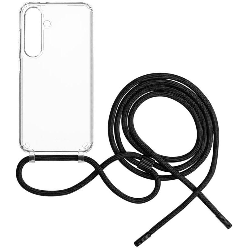 FIXED Pure Neck Samsung Galaxy S24 tok fekete nyakzsinórral (FIXPUN-1256-BK)