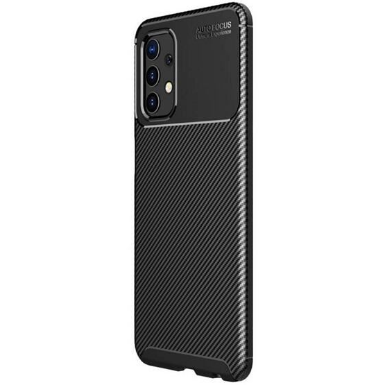 Gigapack Samsung Galaxy A32 4G (SM-A325) karbon mintás szilikon tok fekete (GP-123446)