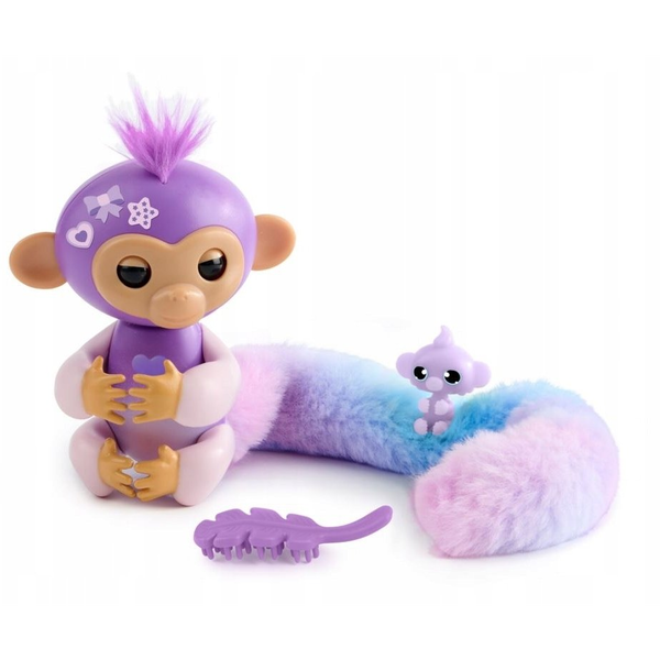 Figurka WowWee Fingerlings Surprise, Monkey Soft Tail