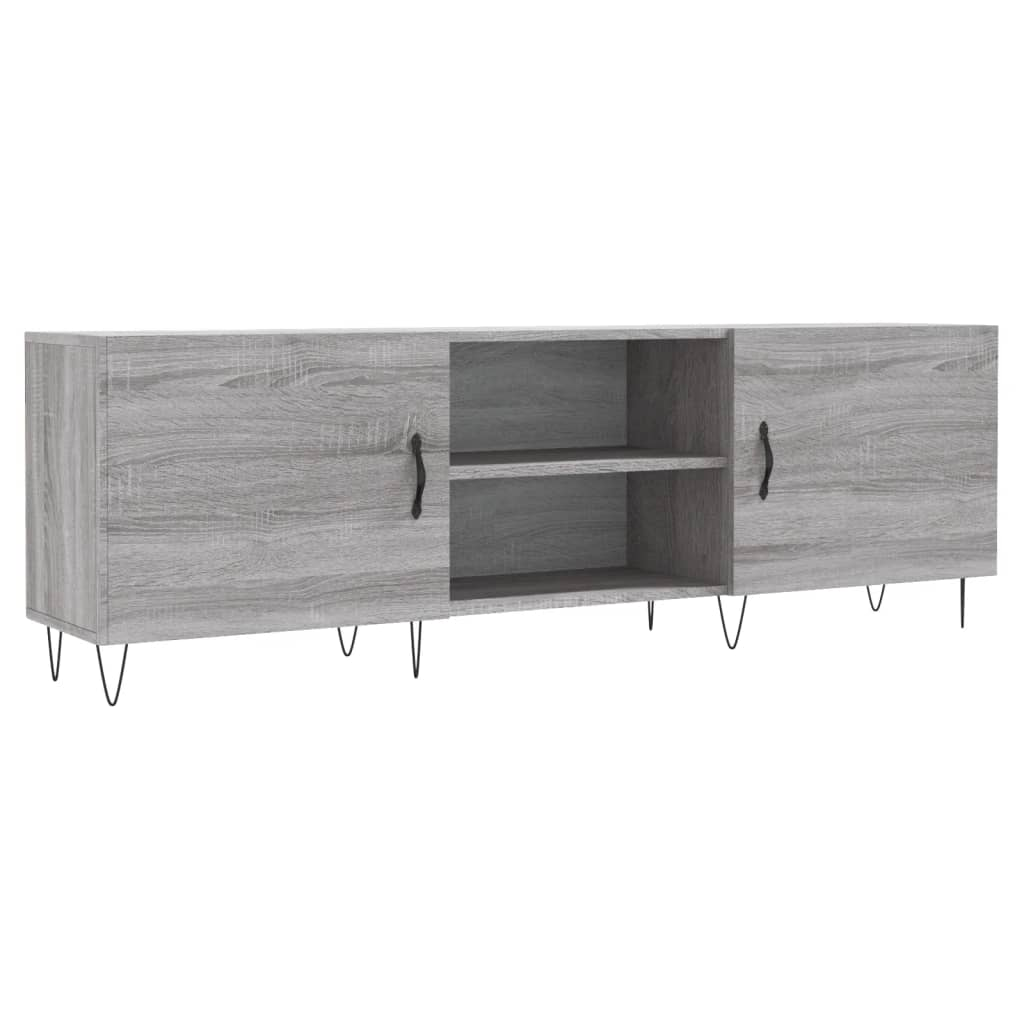 szürke sonoma színű műfa TV-szekrény 150x30x50 cm (829098)