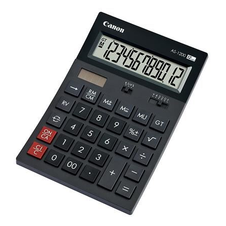 Canon AS1200HB calcolatrice Desktop Calcolatrice di base Grigio