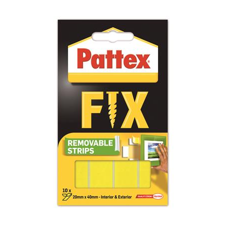 Henkel Pattex Fix 20 x 40mm Kétoldalú ragasztócsík (10 db) (1486128)