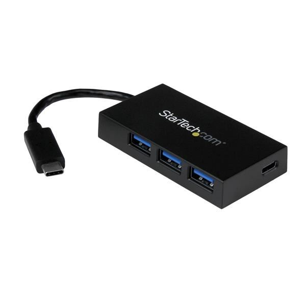StarTech.com 4 Port USB-C to USB-A (3x) and USB-C (1x) Hub (HB30C3A1CFB) (HB30C3A1CFB)
