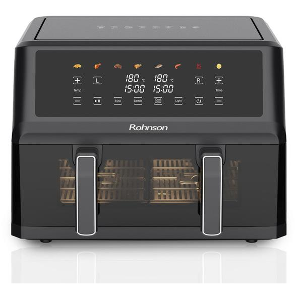 Rohnson R-2864 Forrólevegős Fritőz 2400W, 10,4L (R-2864)
