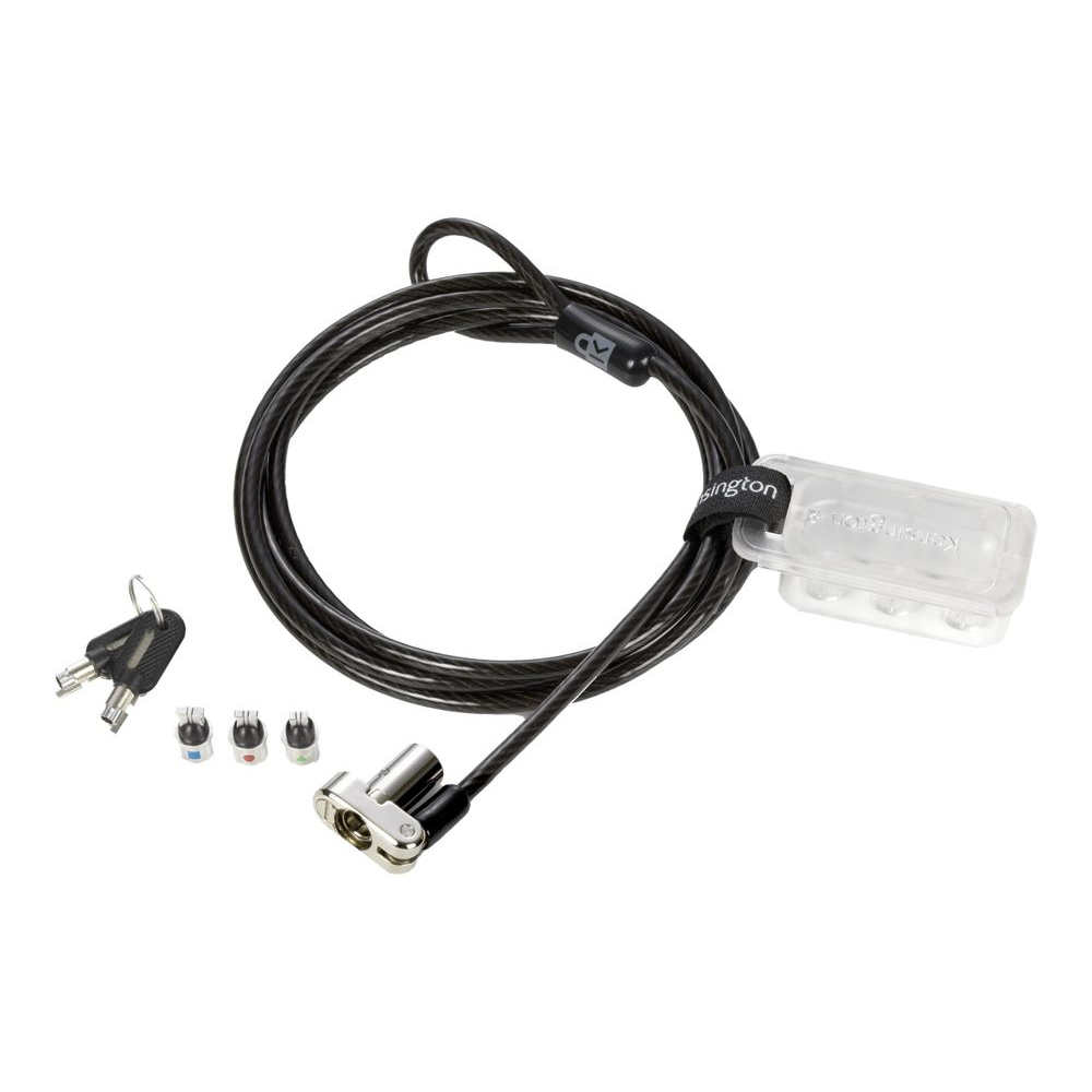 Kensington Universal 3-in-1 Keyed Laptop Lock - Standard Keyed - security cable lock (K62318WW)