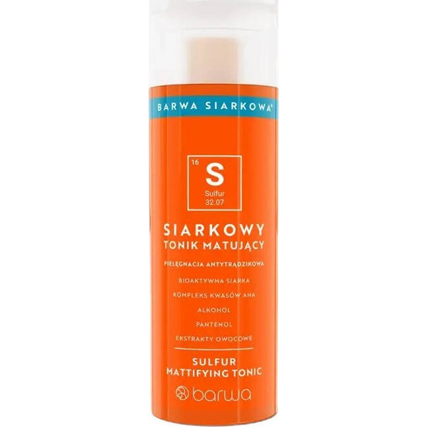 Barwa Siarkowy tonik matujący 200ml