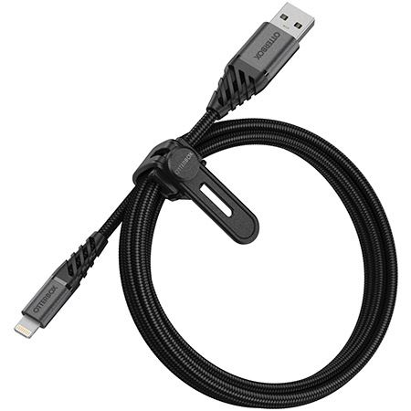 OtterBox Premium Lightning - USB-A kábel 1m fekete (78-52643) (78-52643)
