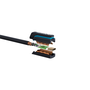 Clicktronic кабел, HDM/USB C, PVC, 4K/60Hz, 3m, син
